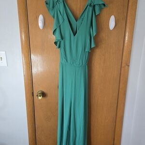 Elegant Green Women's Dress